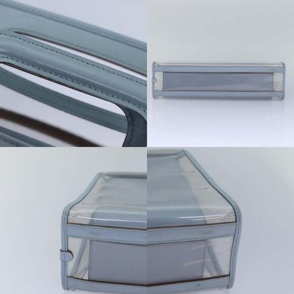 GUCCI Hand Bag Vinyl Light Blue - Picture 10 of 13